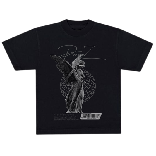 Angel tee black