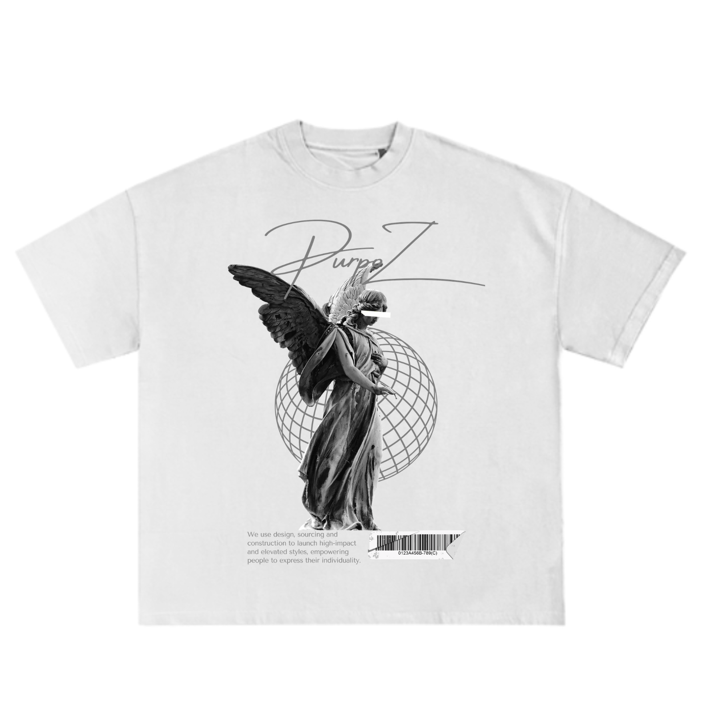 Angel tee white