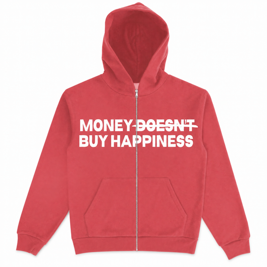 Money zipup pink